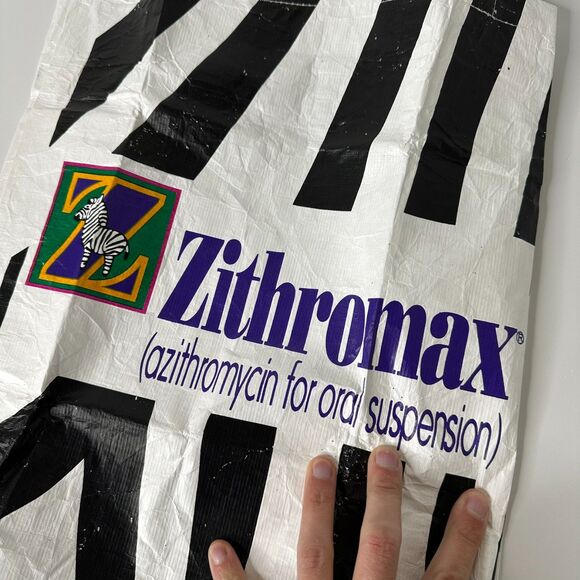 Zithromax Reusable Bag Pharma Rep Promotional Collectible Zebra - Picture 5 of 16